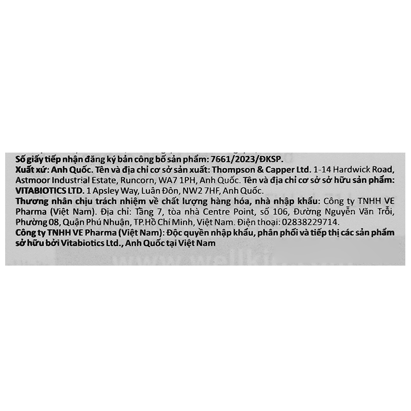 Vitabiotics Wellkid Multi-Vitamin Smart Chewable hỗ trợ tăng cường sức khỏe hộp 30 viên - 12
